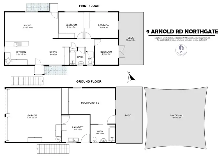 Floorplan of Homely house listing, 9 Arnold Road, Northgate QLD 4013