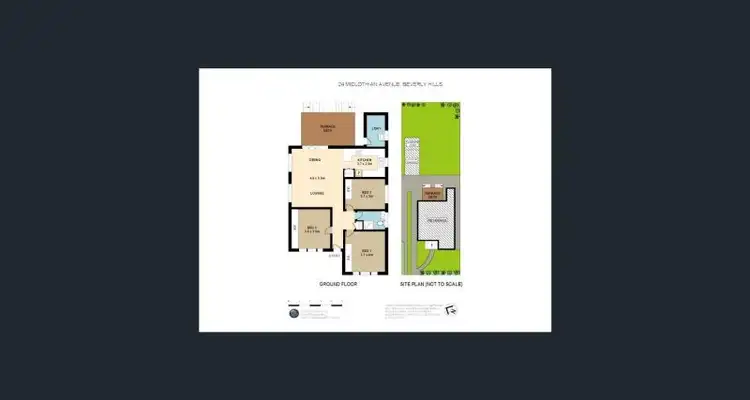 Floorplan of Homely house listing, 24 Midlothian Ave, Beverly Hills NSW 2209