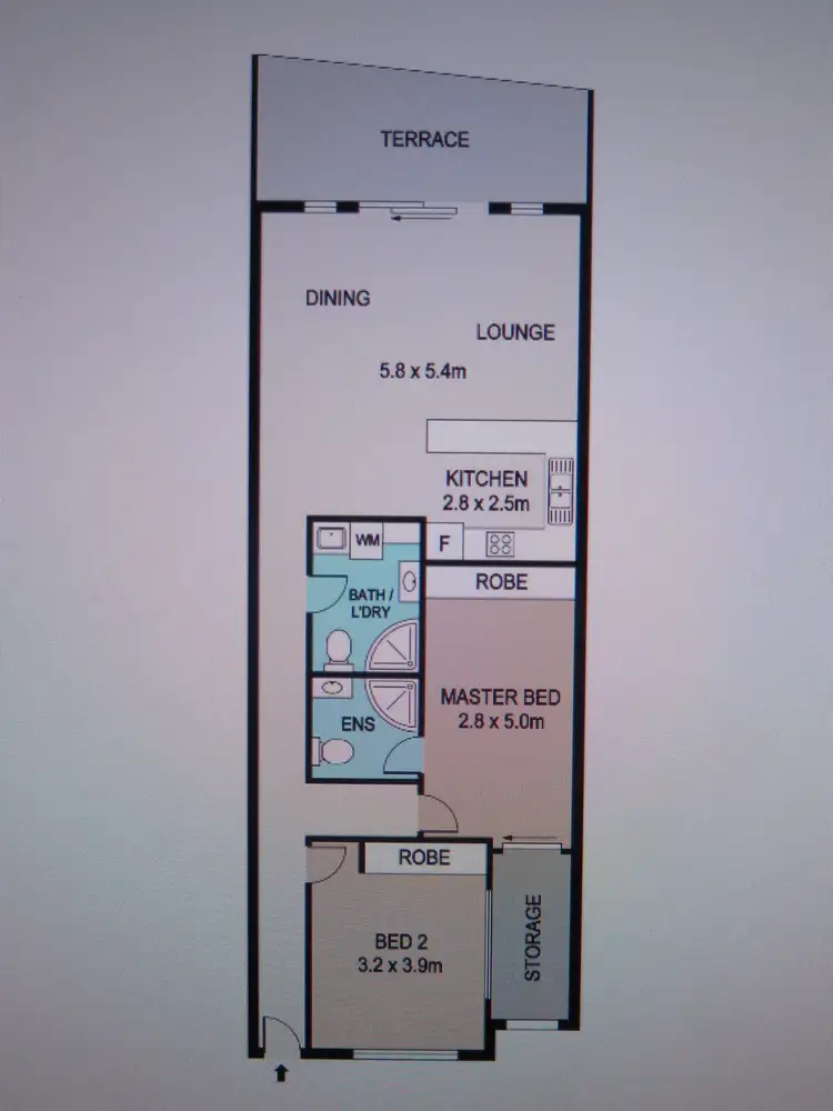 Floorplan of Homely apartment listing, 21/25 Sunset Drive, Coconut Grove NT 810