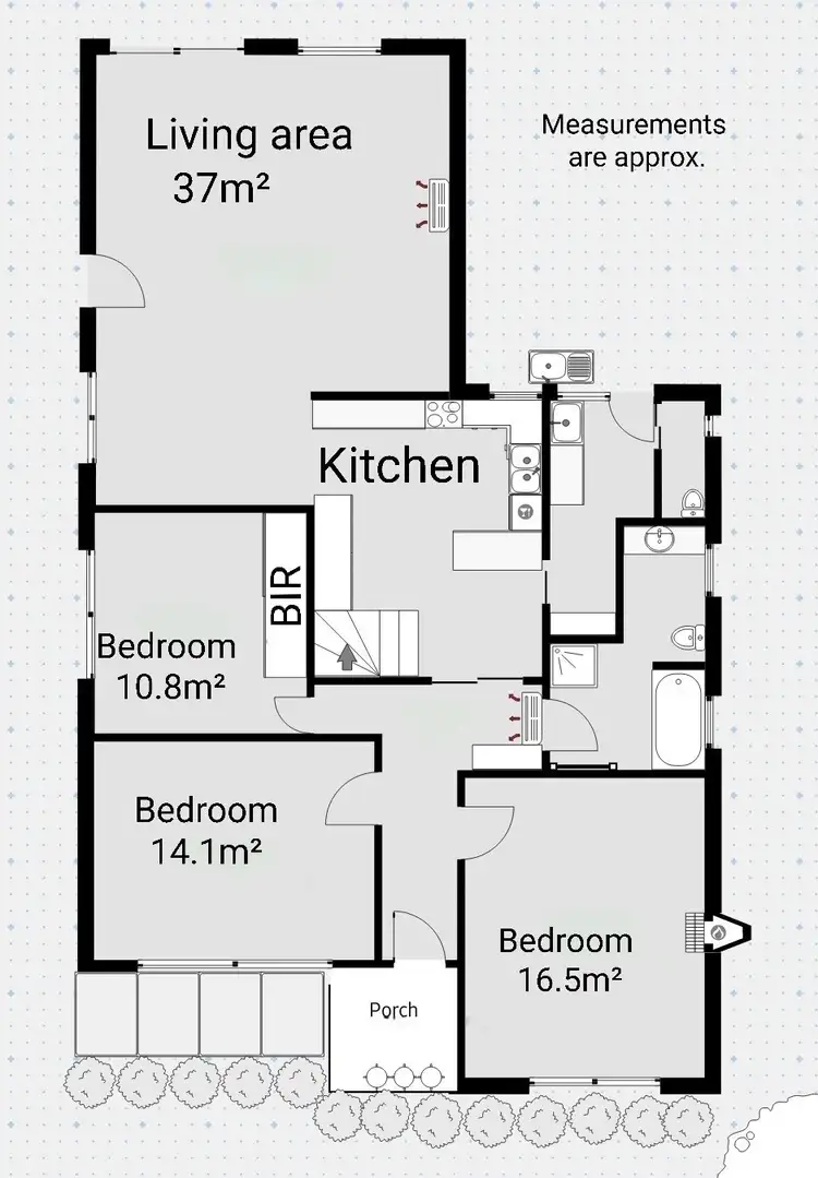 Floorplan of Homely house listing, 33 Graham Avenue, Wangaratta VIC 3677