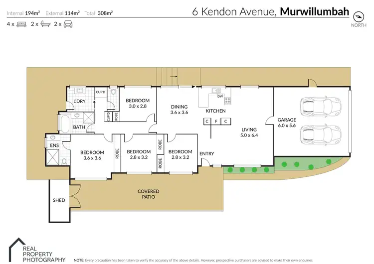 Floorplan of Homely house listing, 6 Kendon Avenue, Murwillumbah NSW 2484
