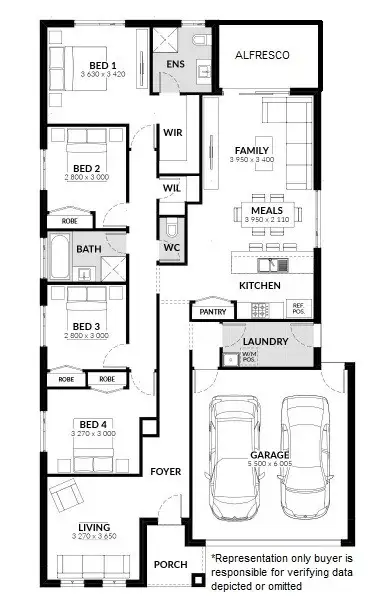 Floorplan of Homely house listing, 75 Lugano Avenue, Alfredton VIC 3350
