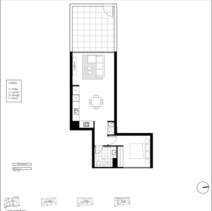 Floorplan of Homely apartment listing, 109/355 Northbourne Avenue, Lyneham ACT 2602