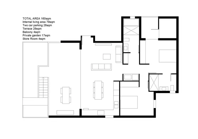 Floorplan of Homely apartment listing, 4/30 Dalkeith Road, Nedlands WA 6009