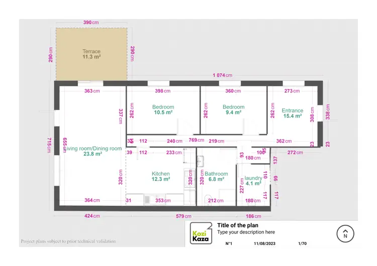 Floorplan of Homely unit listing, 4/7 Orr Drive, Armidale NSW 2350