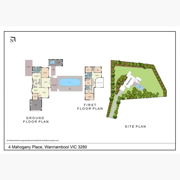 Floorplan of Homely house listing, 4 Mahogany Place, Warrnambool VIC 3280