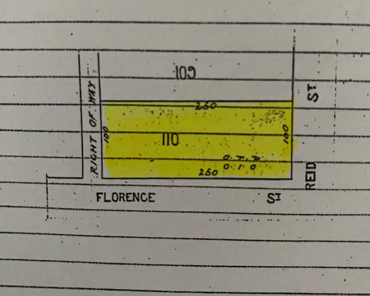 Floorplan of Homely land listing, 1 Reid St, Menzies WA 6436