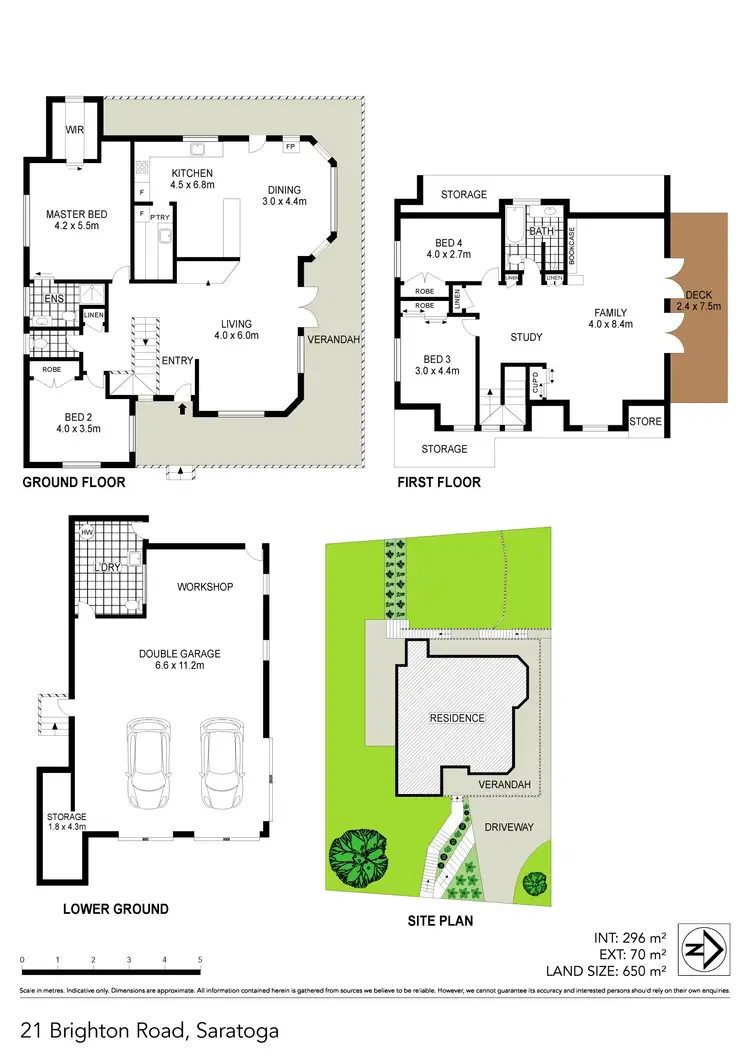 Floorplan of Homely house listing, 21 Brighton Road, Saratoga NSW 2251