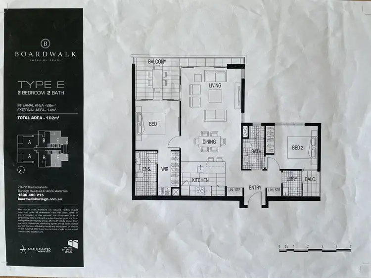 Floorplan of Homely apartment listing, 93/70-72 The Esplanade, Burleigh Heads QLD 4220