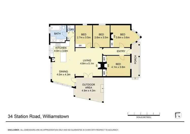 Floorplan of Homely house listing, 34 Station Road, Williamstown VIC 3016