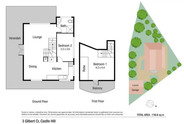 Floorplan of Homely house listing, 3 Gilbert Crescent, Castle Hill QLD 4810