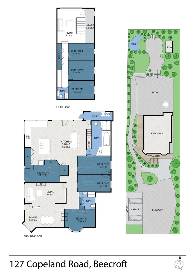 Floorplan of Homely house listing, 127 Copeland Road, Beecroft NSW 2119