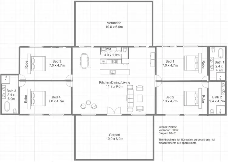 Floorplan of Homely house listing, 45 Flockhart Drive, Marlow Lagoon NT 830