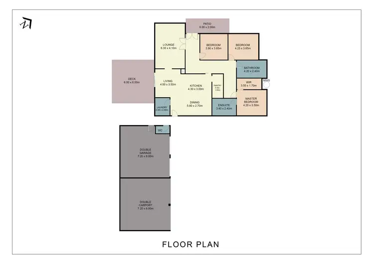 Floorplan of Homely rural property listing, 815 Ankers Road, Strathbogie VIC 3666