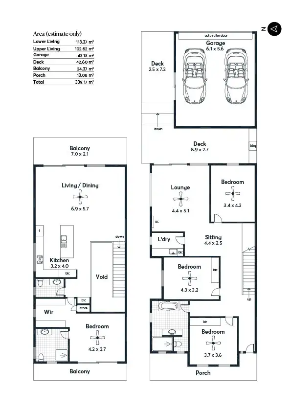 Floorplan of Homely house listing, 12A Sturt Street, Port Elliot SA 5212
