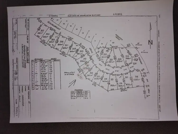Floorplan of Homely land listing, 70 Blackcurrant Drive, Hideaway Bay QLD 4800