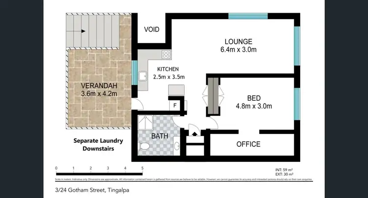 Floorplan of Homely unit listing, 3/10 Tenbar Street, Tingalpa QLD 4173