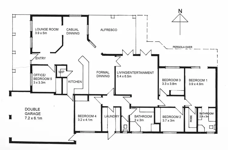 Floorplan of Homely house listing, 41 Osborne Avenue, West Bathurst NSW 2795