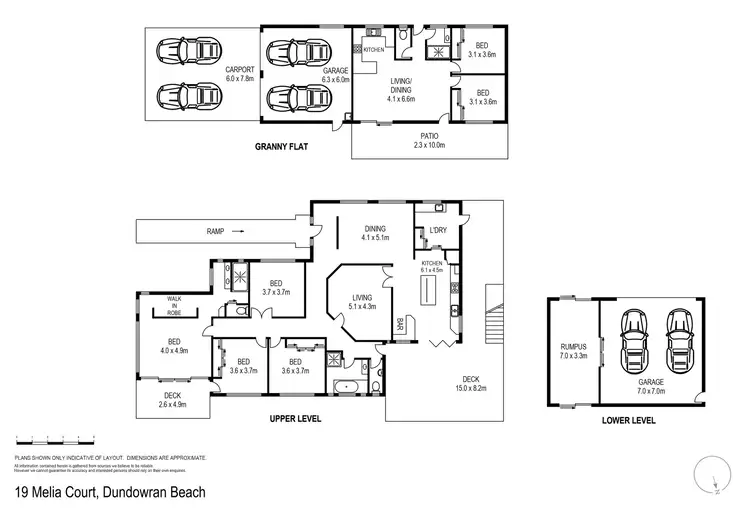 Floorplan of Homely house listing, 19 Melia Court, Dundowran Beach QLD 4655