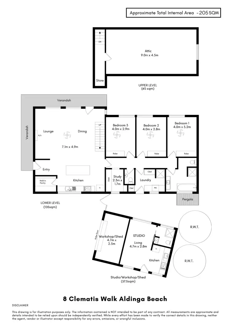 Floorplan of Homely house listing, 8 Clematis Walk, Aldinga SA 5173
