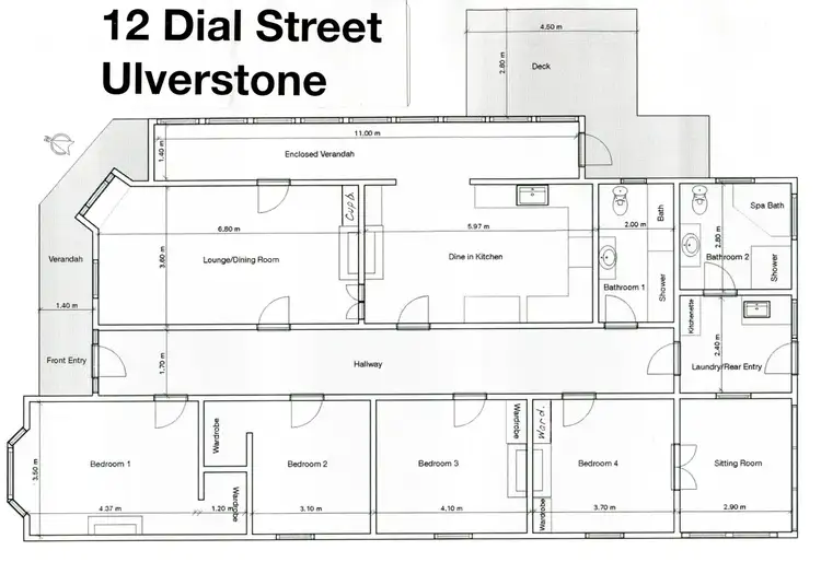 Floorplan of Homely house listing, Address available on request