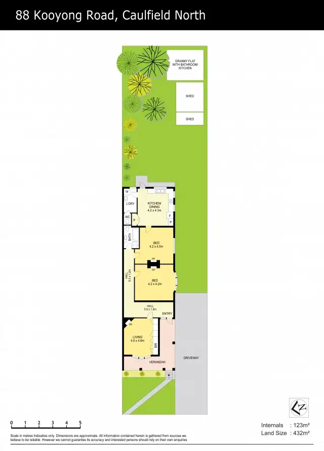 Floorplan of Homely house listing, 88 Kooyong Road, Caulfield North VIC 3161