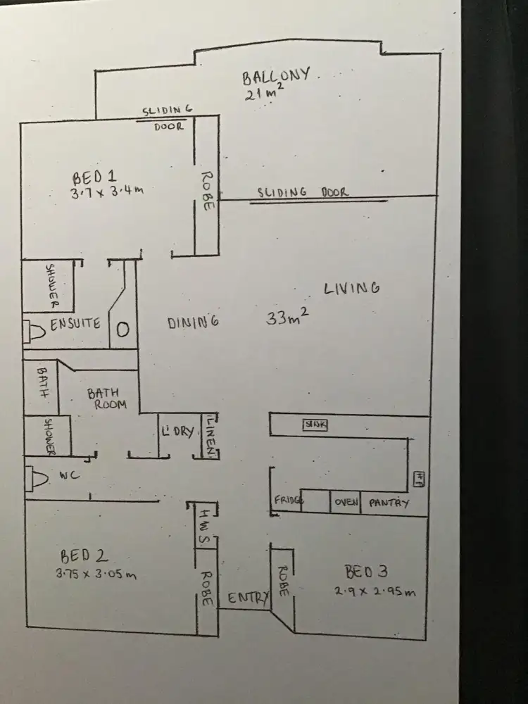 Floorplan of Homely apartment listing, 60/37 Dolphin Drive, Mandurah WA 6210