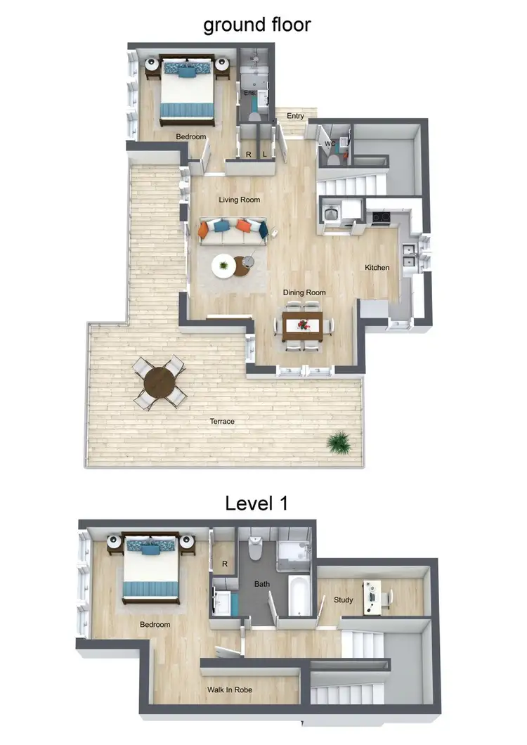 Floorplan of Homely unit listing, 18/83-85 Union Road, Penrith NSW 2750