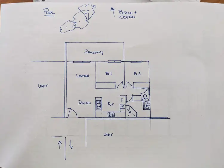 Floorplan of Homely unit listing, Eagle, 4/11 Bridge Road, East Mackay QLD 4740