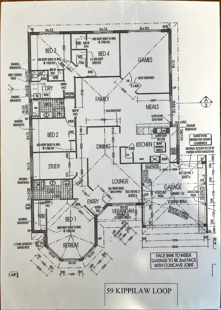 Floorplan of Homely house listing, 59 kippilaw loop, Carramar WA 6031