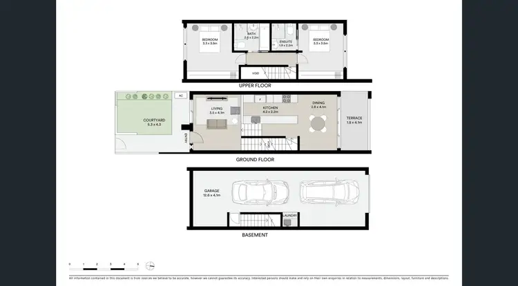 Floorplan of Homely townhouse listing, 25/76 Stockman Avenue, Lawson ACT 2617
