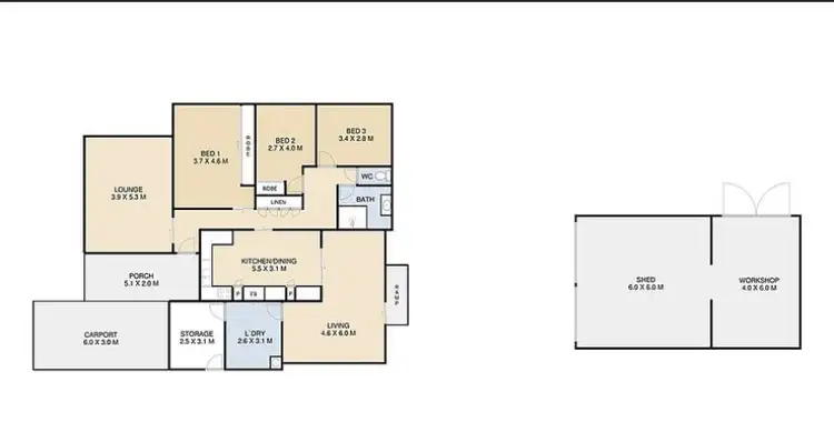 Floorplan of Homely house listing, 35 Llewellyn Street, Centenary Heights QLD 4350