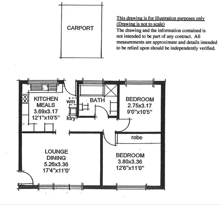 Floorplan of Homely unit listing, 3/14 Byron Street, Glenelg SA 5045