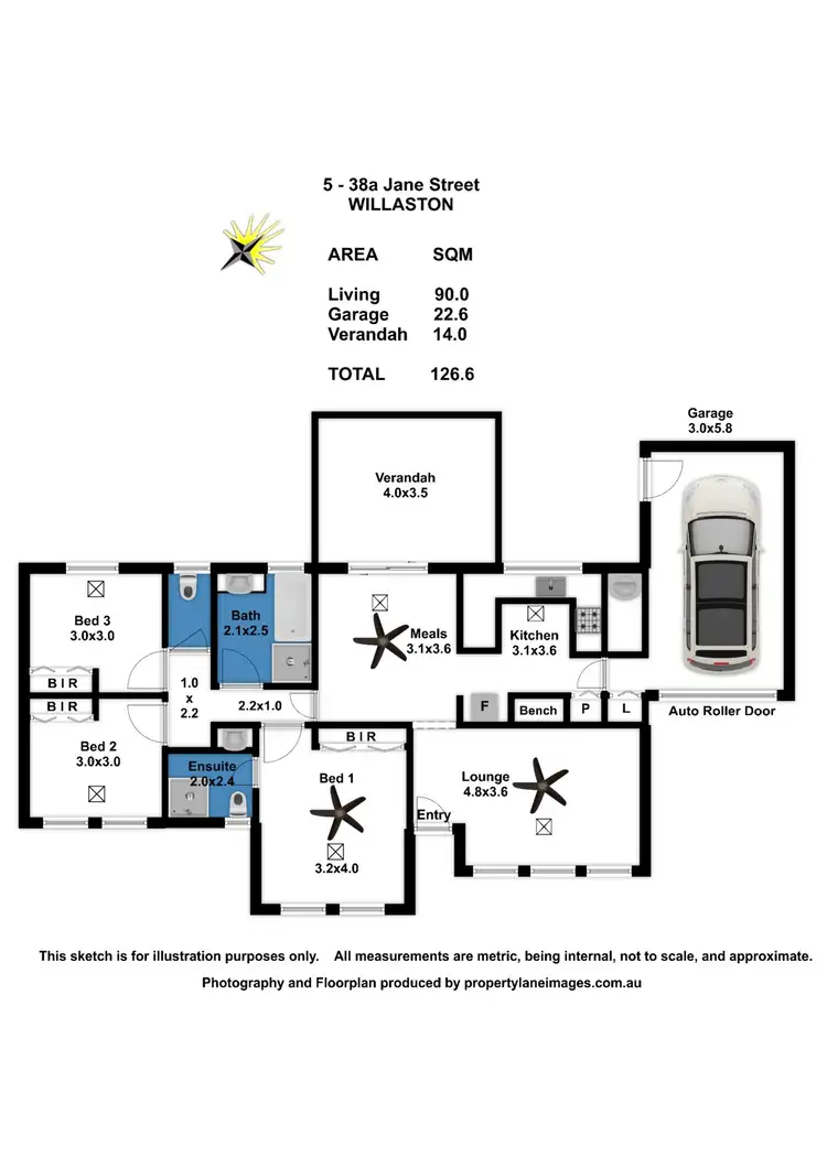 Floorplan of Homely house listing, 5/38a Jane St, Willaston SA 5118