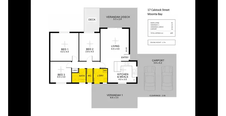 Floorplan of Homely house listing, 17 Calstock Street, Moonta Bay SA 5558