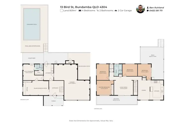 Floorplan of Homely house listing, 13 Bird Street, Bundamba QLD 4304