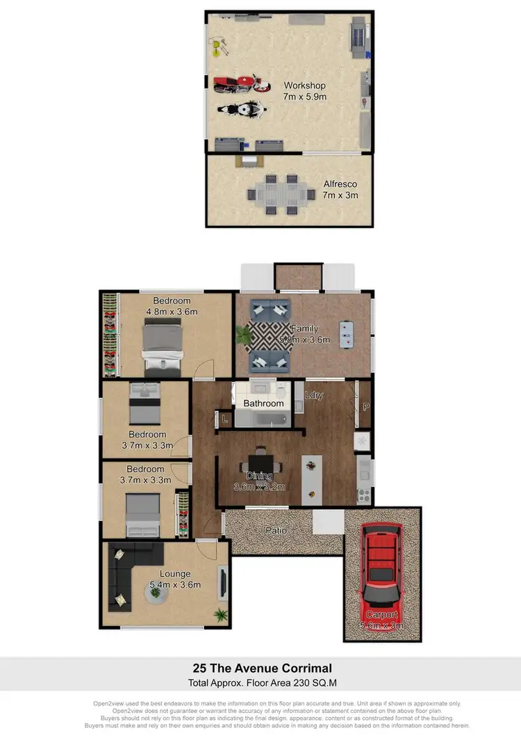 Floorplan of Homely house listing, 25 The Avenue, Corrimal NSW 2518