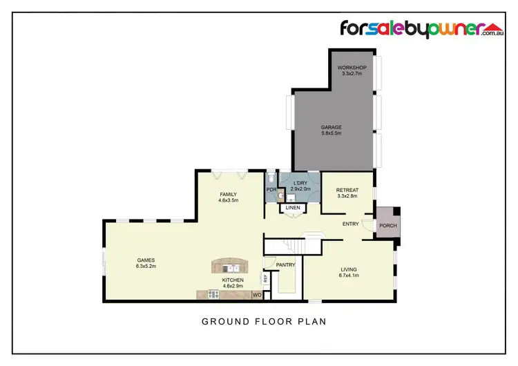 Floorplan of Homely house listing, 11 Creekwood Drive, Voyager Point NSW 2172