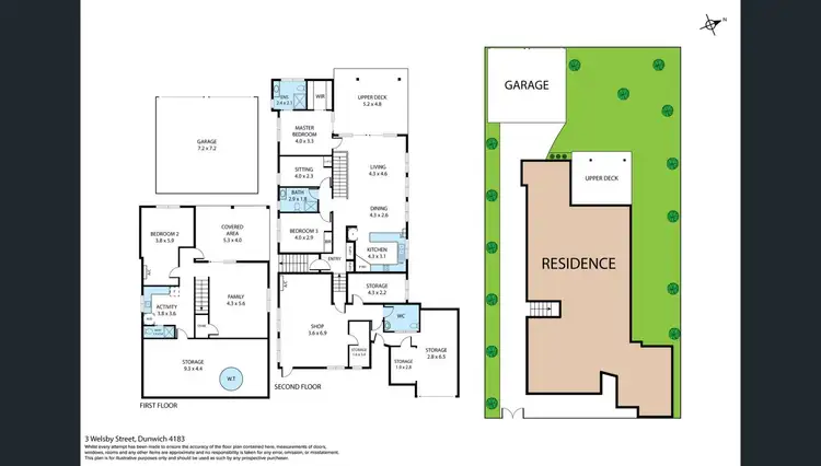 Floorplan of Homely house listing, 3 Welsby Street, Dunwich QLD 4183