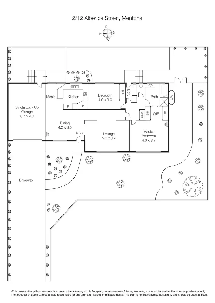 Floorplan of Homely house listing, 2/12 Albenca Street, Mentone VIC 3194