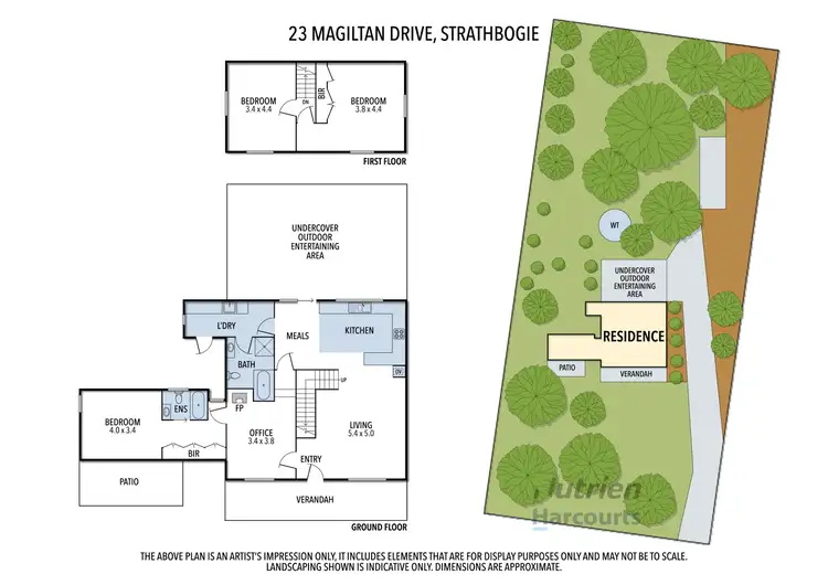 Floorplan of Homely house listing, 23 Magiltan Drive, Strathbogie VIC 3666
