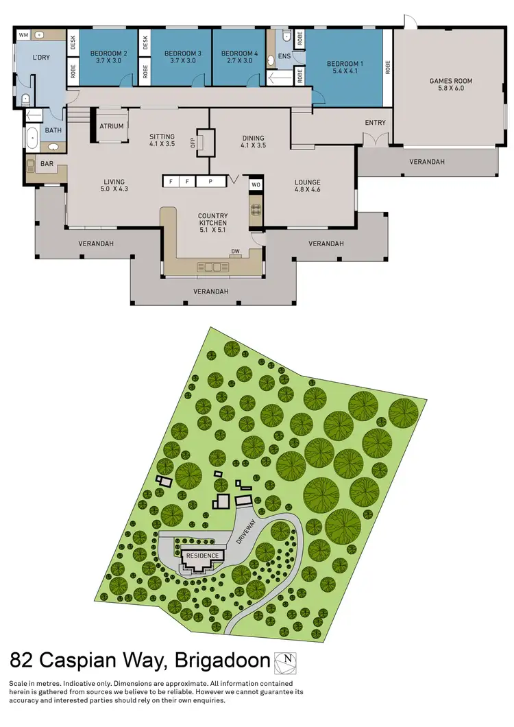 Floorplan of Homely house listing, 82 Caspian Way, Brigadoon WA 6069