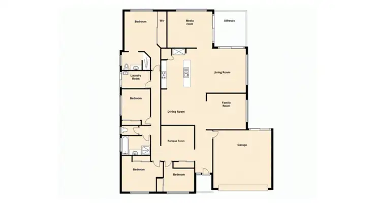 Floorplan of Homely house listing, 17 Dewdrop Place, Ningi QLD 4511