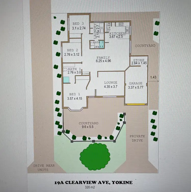 Floorplan of Homely house listing, 19a Clearview Ave, Yokine WA 6060