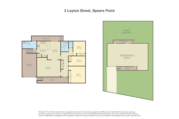Floorplan of Homely house listing, 3 Leyton Street, Speers Point NSW 2284