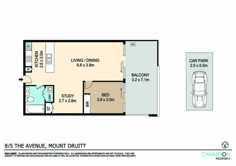 Floorplan of Homely apartment listing, 8/5 The Avenue, Mount Druitt NSW 2770