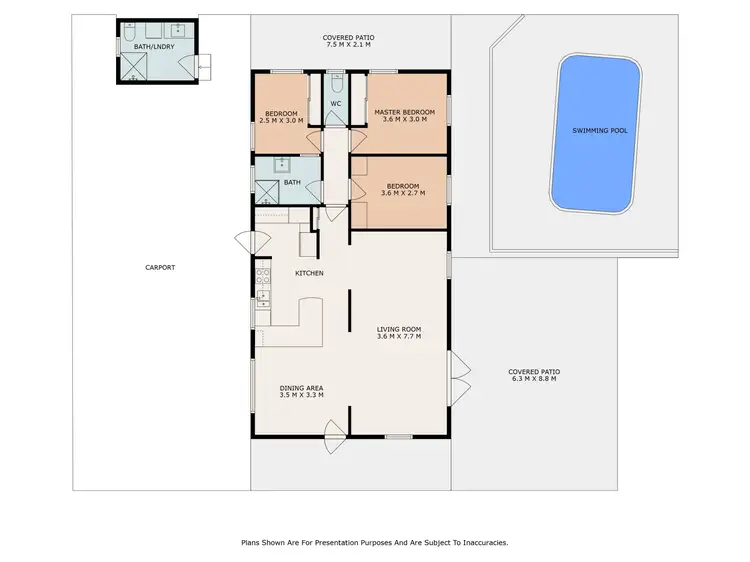 Floorplan of Homely house listing, 102 Tiwi Gardens, Tiwi NT 810