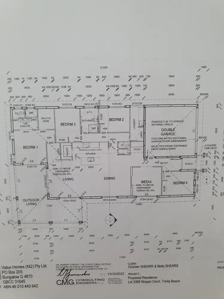 Floorplan of Homely house listing, 10 Skipper Court, Trinity Beach QLD 4879