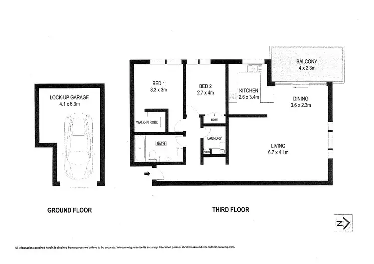 Floorplan of Homely unit listing, 8/19 Cross Street, Port Macquarie NSW 2444