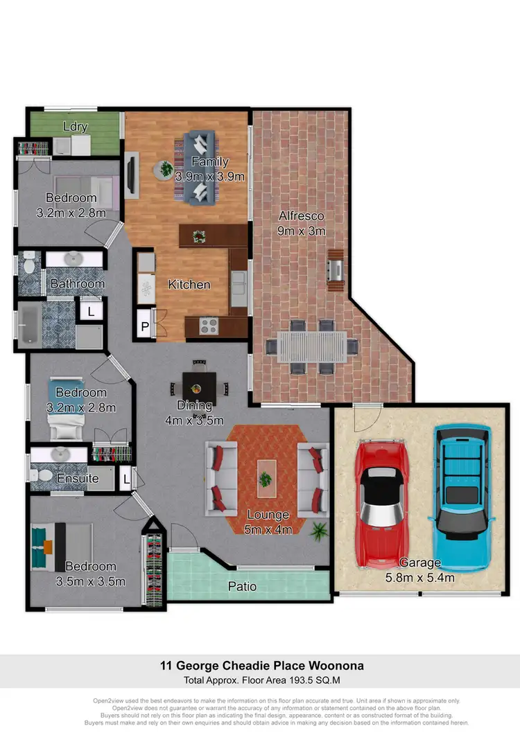 Floorplan of Homely house listing, 11 George Cheadie Place, Woonona NSW 2517